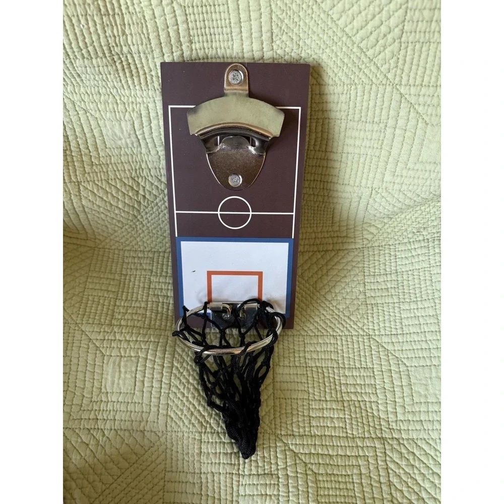Basketball Bottle Opener Wall Mount 8 X 4